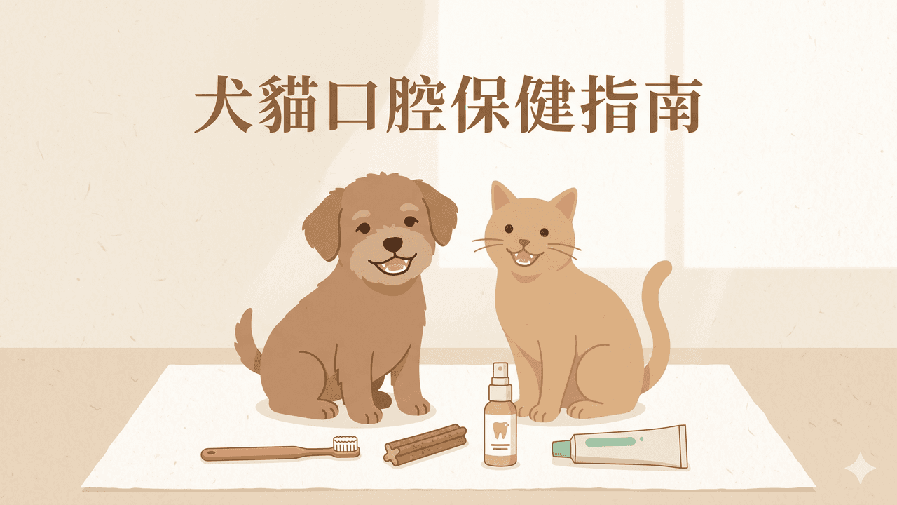 別讓口臭成為日常!犬貓刷牙與潔牙產品全攻略